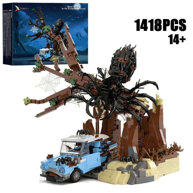 1,418 Pieces - Giant Spider in the Forbidden Forest Building Block Set