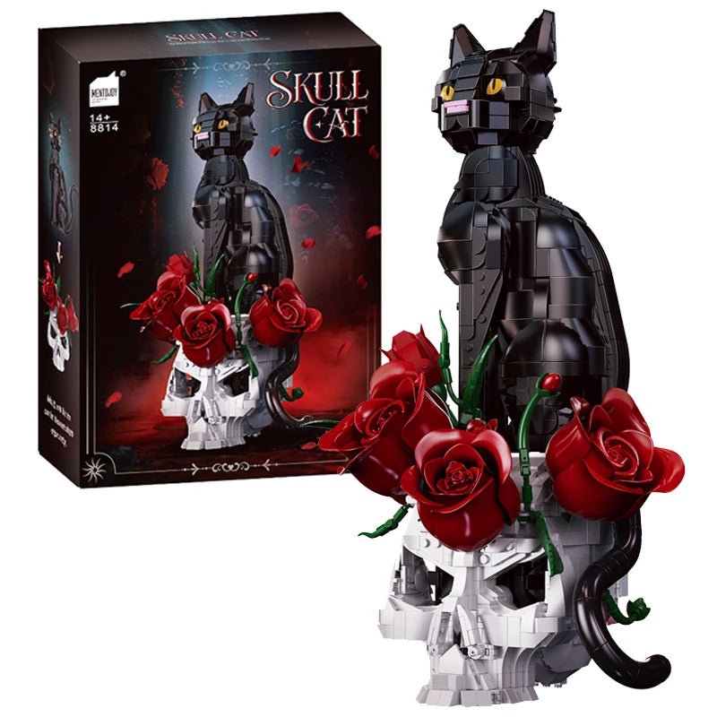 Gothic Black Cat Building Blocks – 1,576PCS