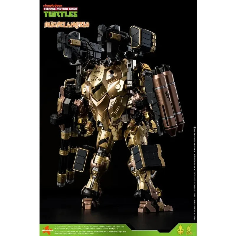 HEATBOYS Michelangelo Gold Shine Edition – Limited Edition Metal Mecha Collectible