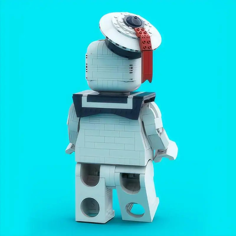 830PCS Stay Puft Marshmallow Man Building Set