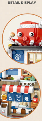 Japanese Street Shop Micro Building Blocks