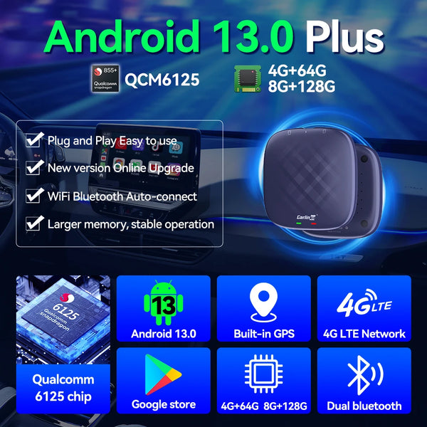 CarlinKit TBox Plus Android 13 AI Box