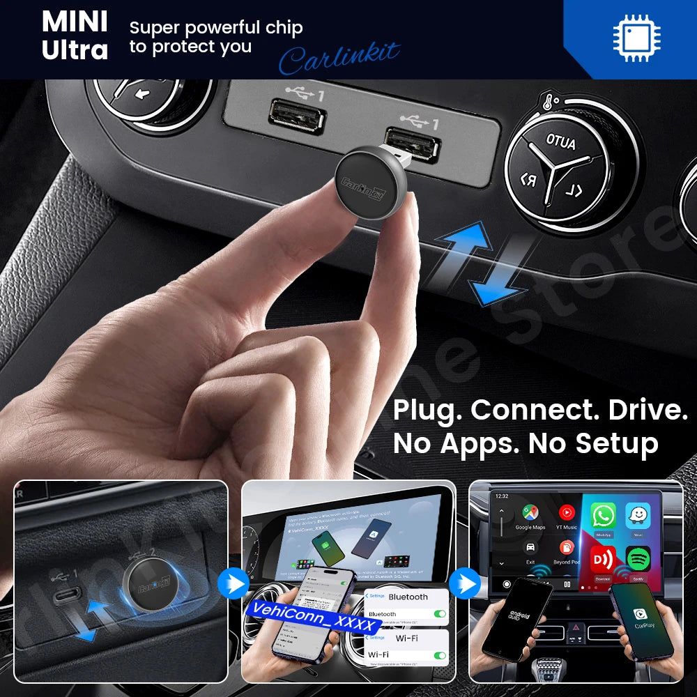 CarlinKit Mini Ultra 3 Wireless Adapter