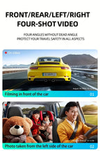 4-Camera 360° Dash Cam – Front, Rear & Side