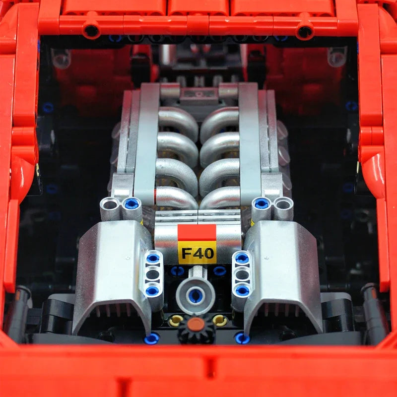 F40 Supercar Building Block Set – 4,026 Pieces