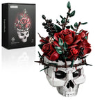 1101 pcs - Skull & Roses Gothic Building Set