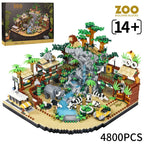 4800PCS / 5000PCS Animal Zoo MICRO Building Blocks – Connecting Animal Park Sets