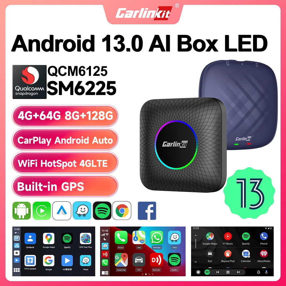 CarlinKit Android 13 CarPlay AI Box