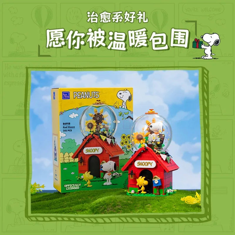 Pantasy Snoopy Red House Building Blocks – 12 Designs to Collect