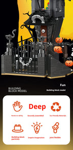 Halloween Horror Building Block Collection – Spooky MOC Display Sets