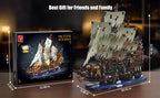 2,159 Pieces - LED Flying Dutchman Ghost Pirate Ship Building Block Set