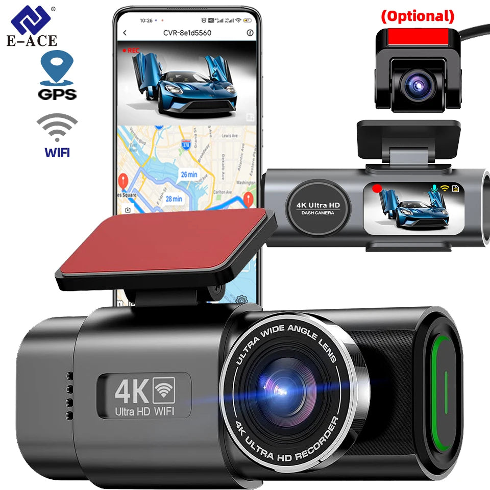 4K WiFi Dash Cam with Sony Sensor
