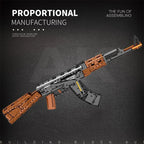 AK47-Inspired Building Block Model – Advanced DIY Construction Kit