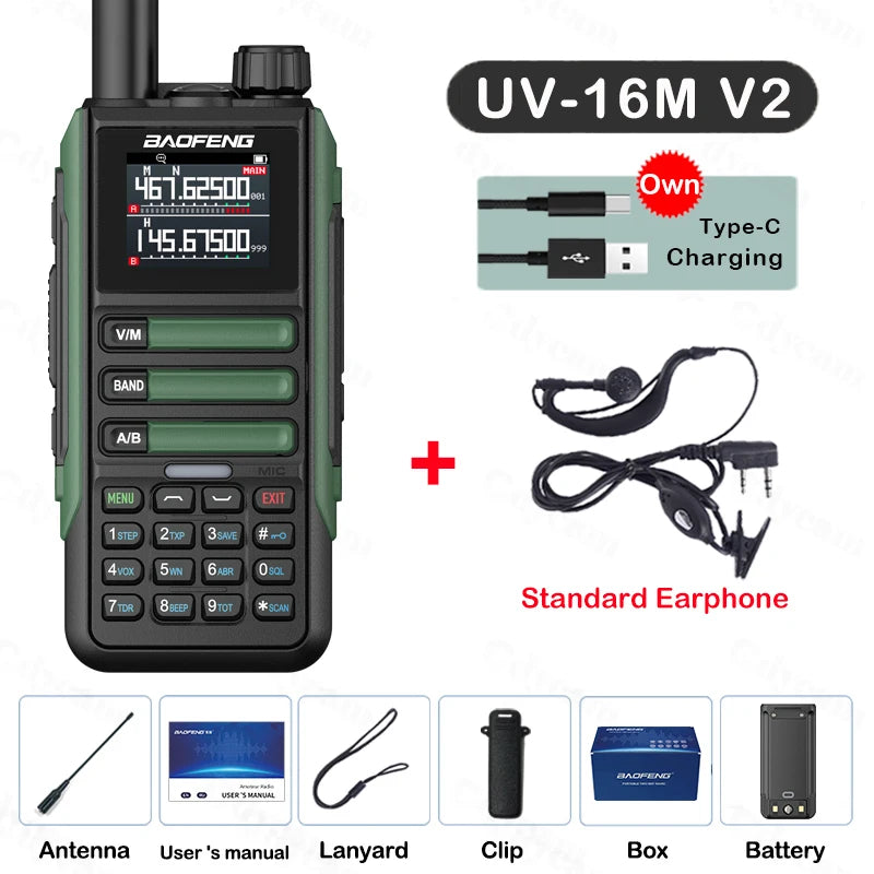 Baofeng UV-16M V2 Full Band Radio