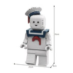 830PCS Stay Puft Marshmallow Man Building Set