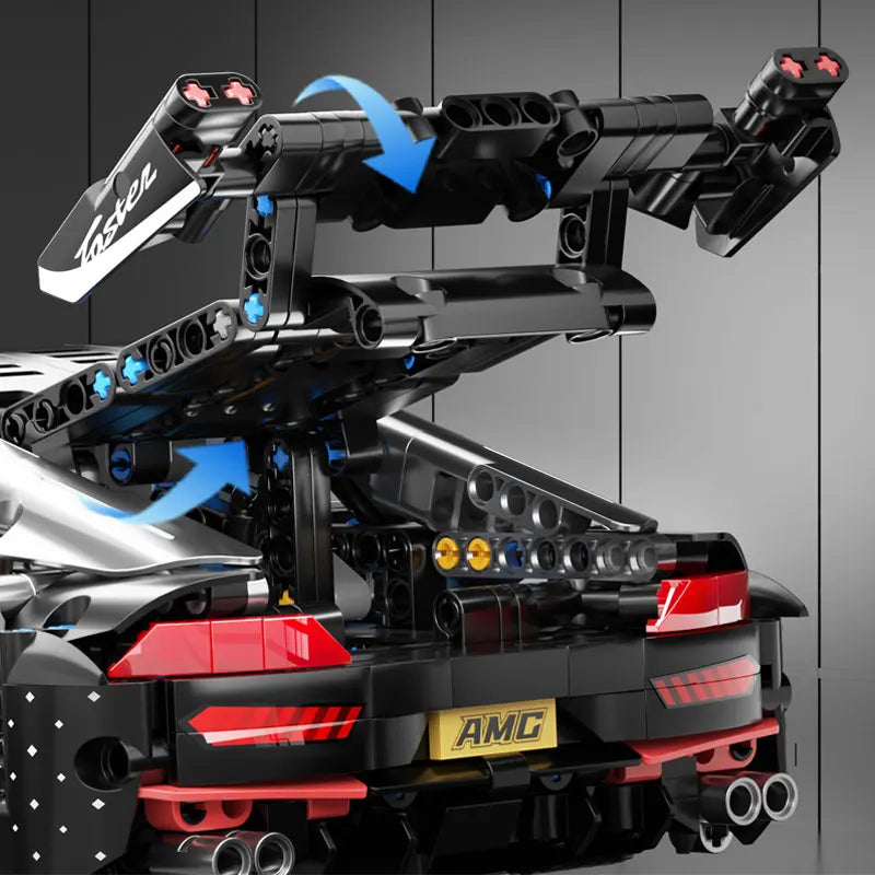 1:14 Scale Technical Racing Car Building Block Set – 1,310 Pieces