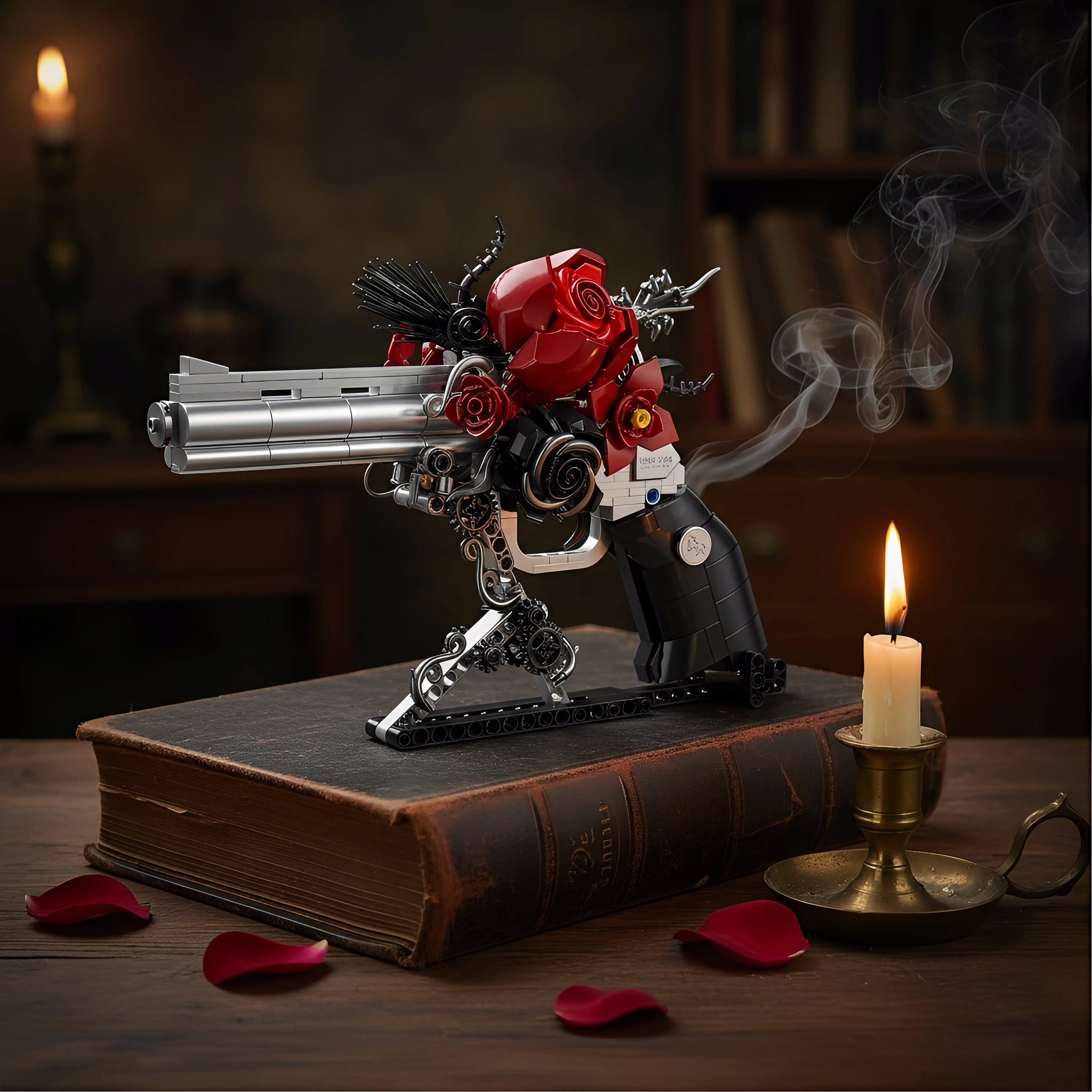 Rose Revolver Building Block Set – 631 Pieces
