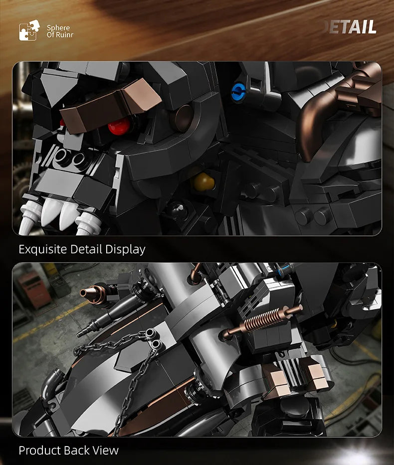1,414 Pieces - Giant King Kong Mecha Building Block Set