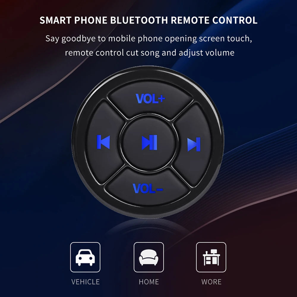 Bluetooth Media Remote for Car & Motorcycle