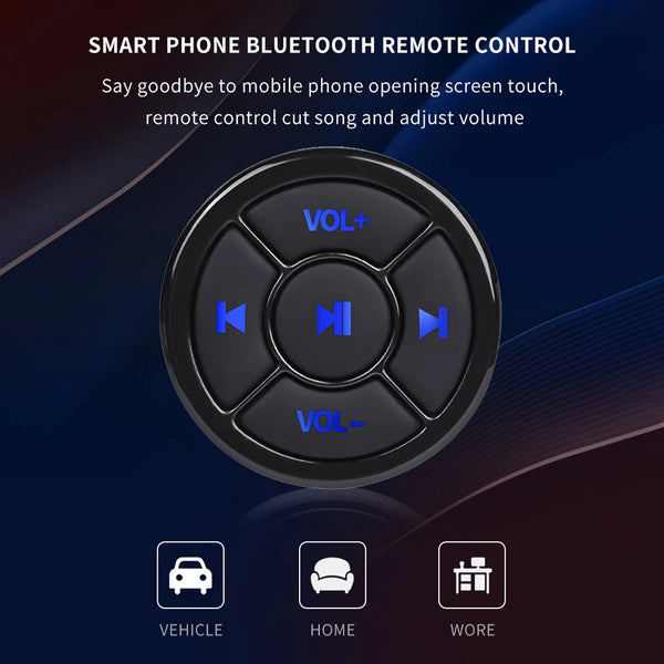Bluetooth Media Remote for Car & Motorcycle
