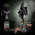 928PCS Gothic Dark Bat Building Set