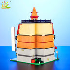 HUIQIBAO City Corner Coffee Shop Micro Building Blocks – 5 Sets to Collect