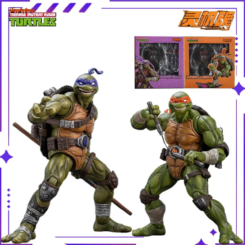 Lingjihun Teenage Mutant Ninja Turtles Premium Collectible Figure Collection