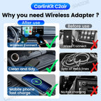 CarlinKit 5.0 C2Air Wireless CarPlay & Android Auto Adapter