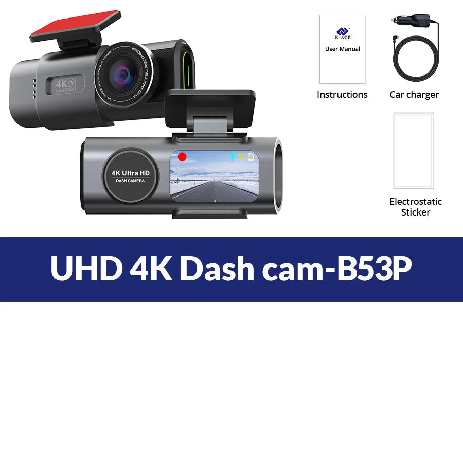 4K WiFi Dash Cam with Sony Sensor