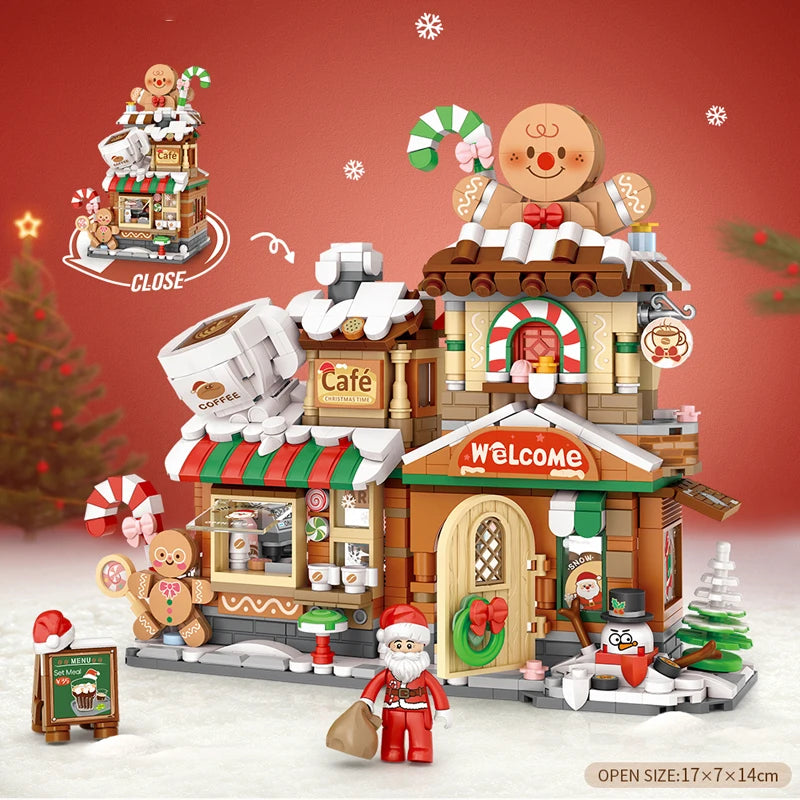 Japanese Street Shop Micro Building Blocks