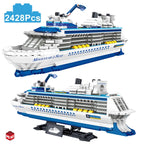 Cruise Liner Building Block Set – 2,428 Piece Mini Model