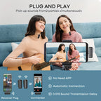 Wireless Lavalier Microphone with Charging Case