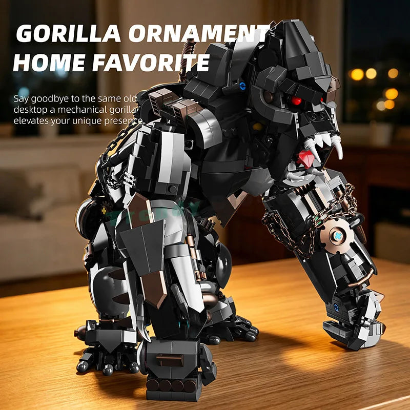 1,414 Pieces - Giant King Kong Mecha Building Block Set