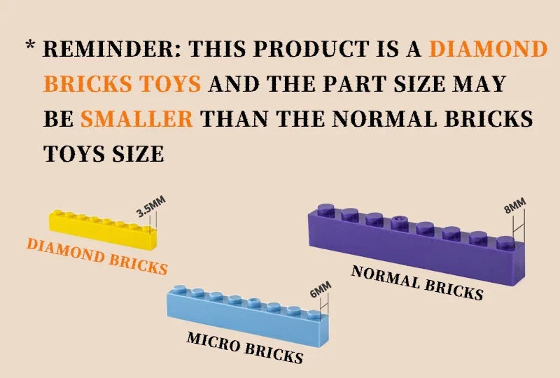 Magic Castle Diamond Brick Building Block Set – Collector's Edition