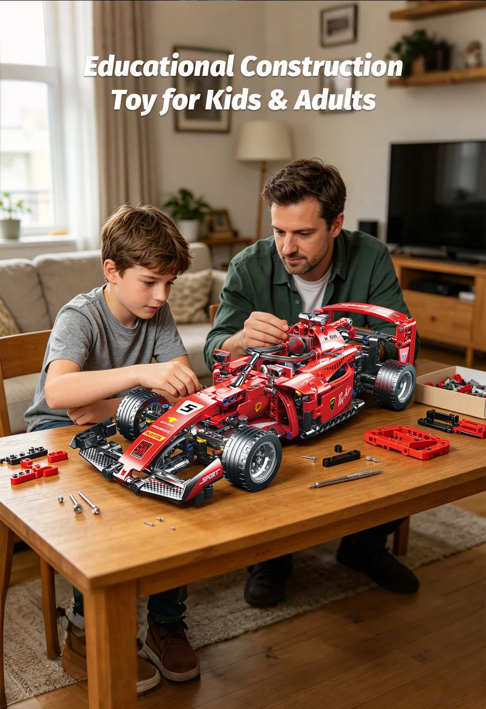 RC Race Car Building Block Collection – High-Speed Performance Models