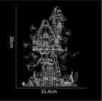 Nightmare-Inspired Haunted Mansion Building Block Collection – 581 Pieces