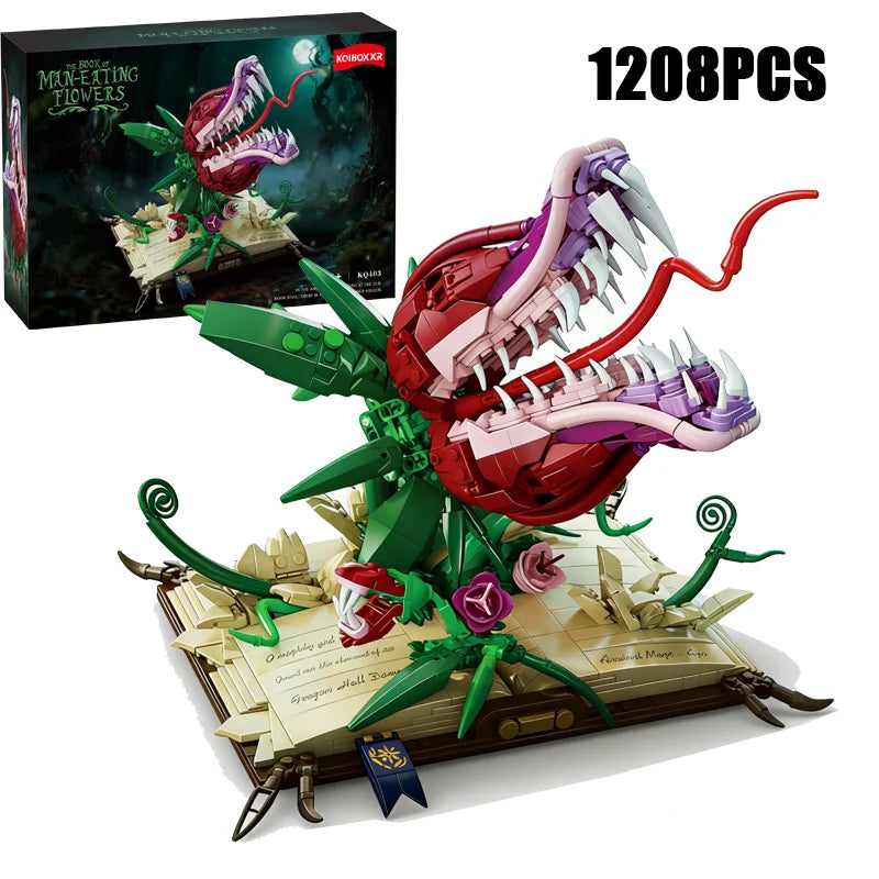 Carnivorous Man-Eating Plant Building Sets – 3 Designs