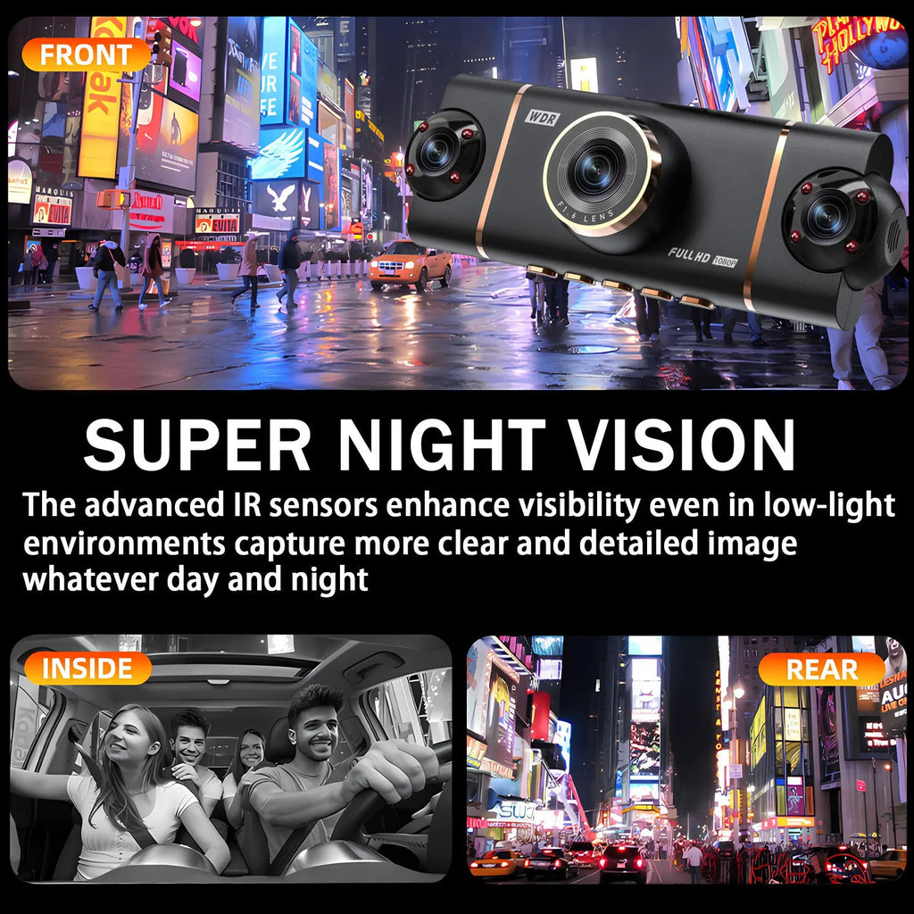 4-Camera 1080P WiFi Dash Cam