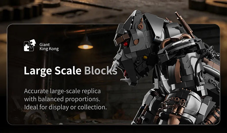 1,414 Pieces - Giant King Kong Mecha Building Block Set