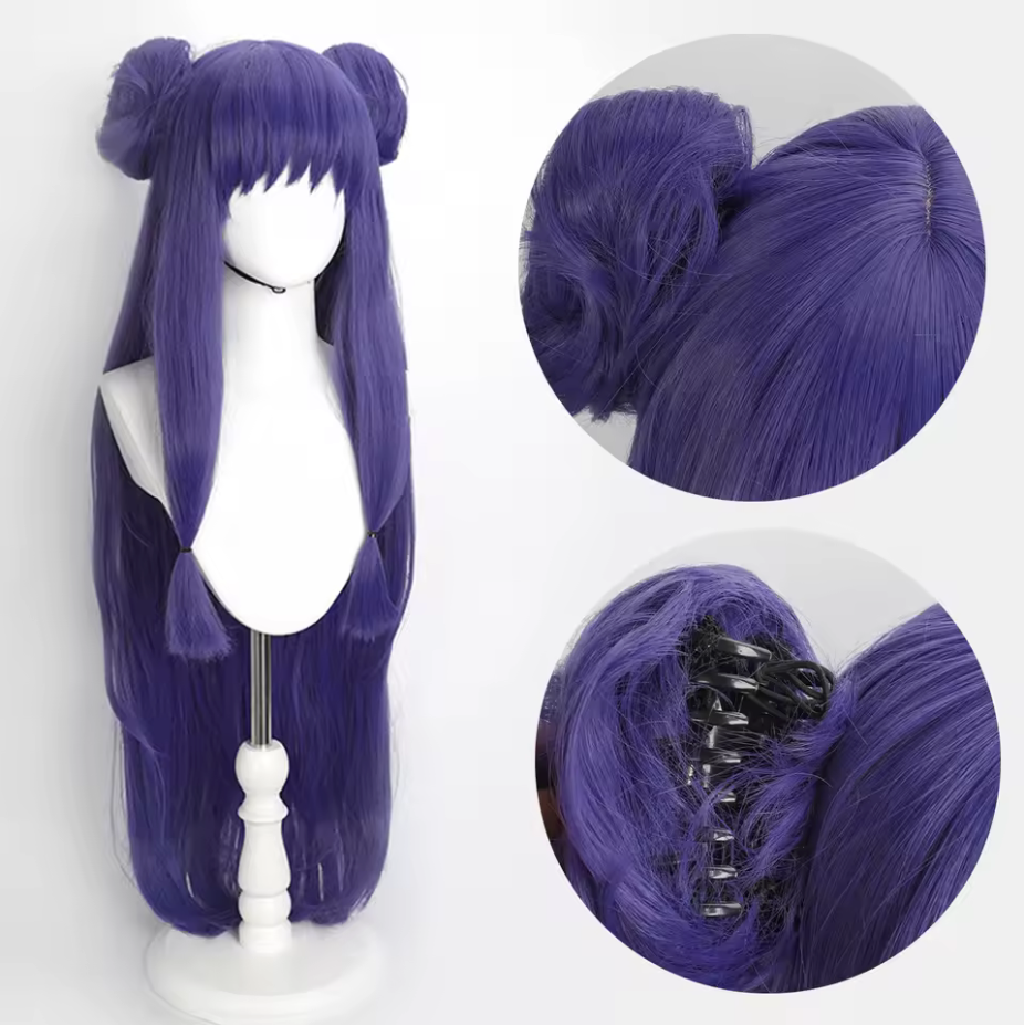 Shampoo Inspired Long Purple Cosplay Wig