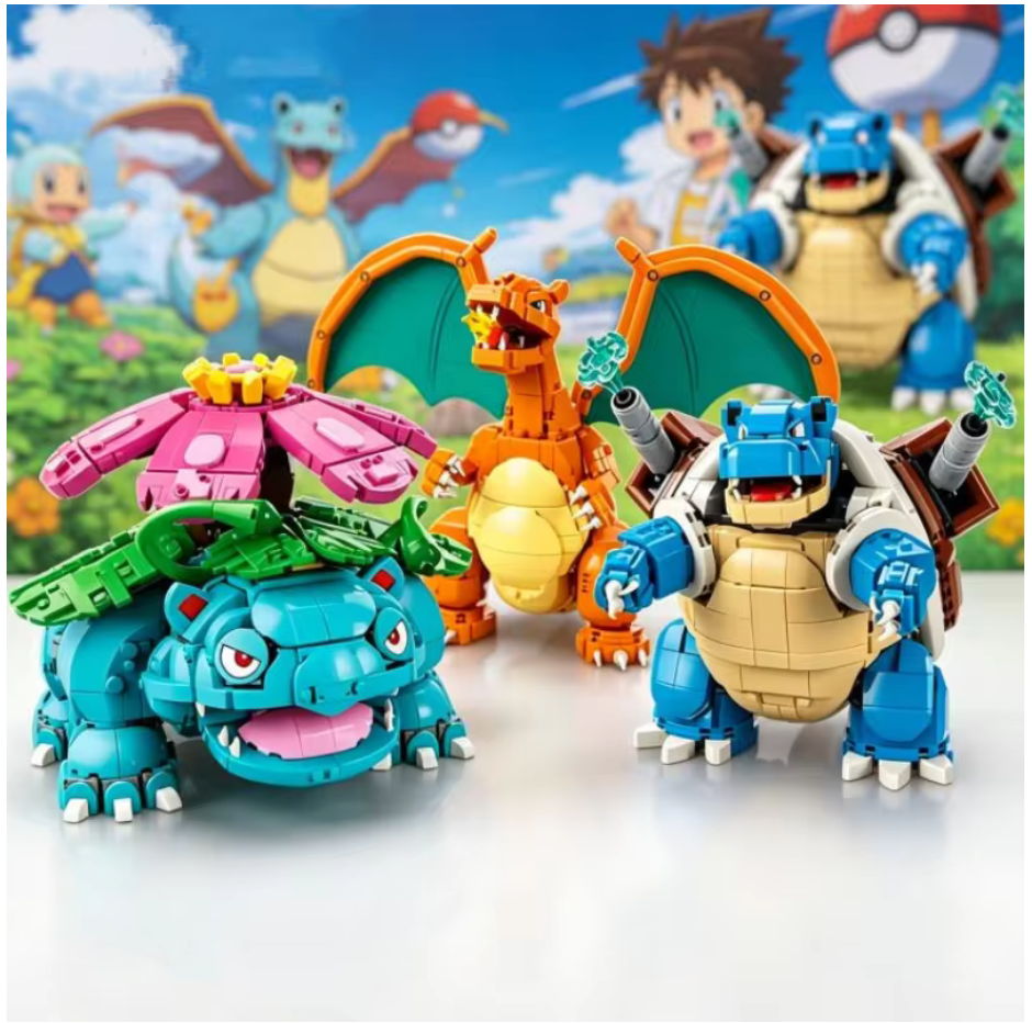 Monster Trio Building Block Set – 6,838 Pieces (Model 72153)