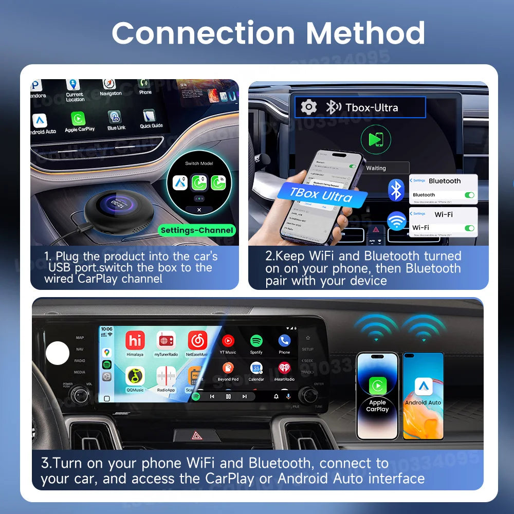CarlinKit TBox Ultra 3 Android 15 AI Box