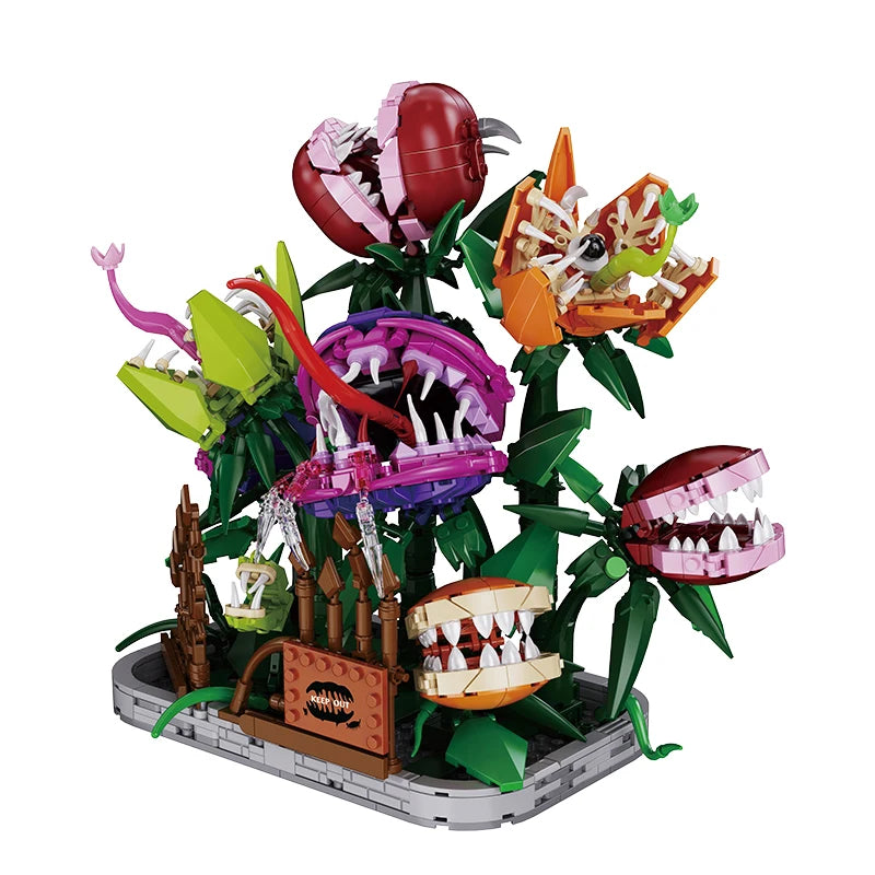 Carnivorous Man-Eating Plant Building Sets – 3 Designs