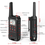 Baofeng F22 Walkie Talkie Twin Pack – Long Range PMR/FRS Two-Way Radios
