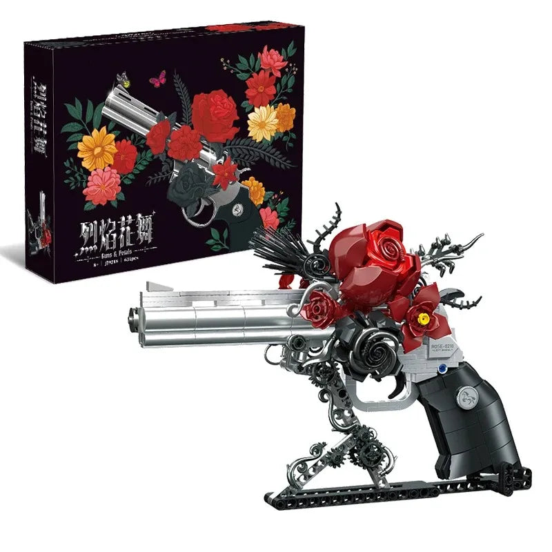 Rose Revolver Building Block Set – 631 Pieces