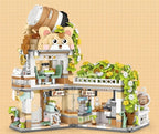 Japanese Street Shop Micro Building Blocks
