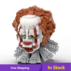 880PCS Pennywise Horror Bust Building Set