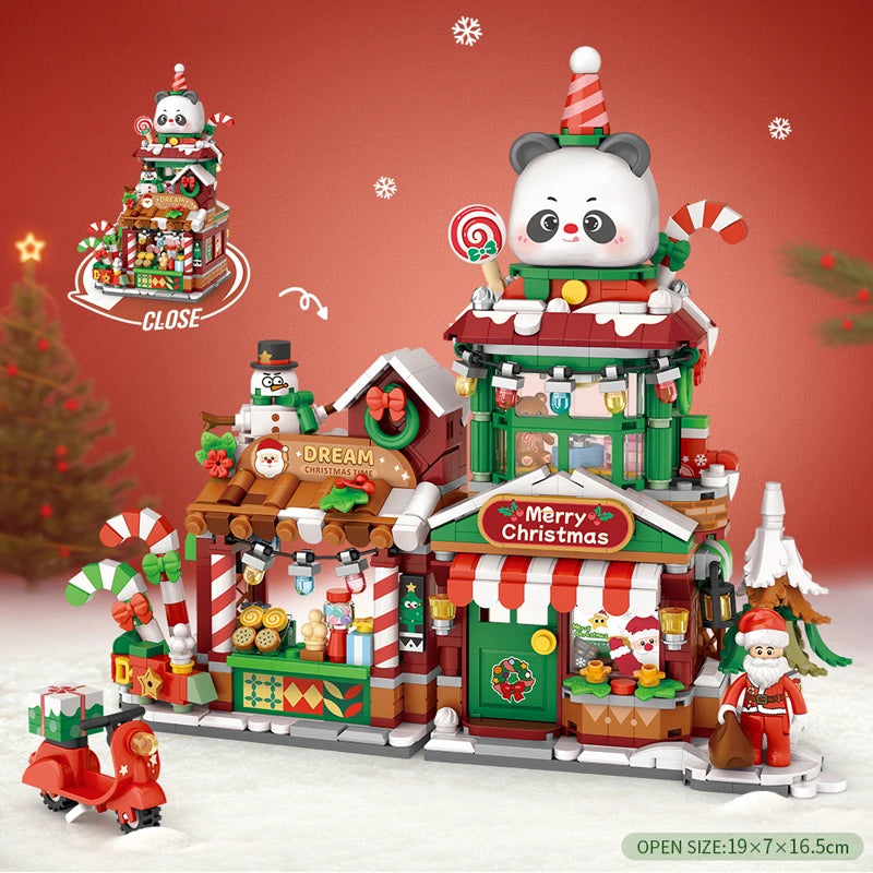 Japanese Street Shop Micro Building Blocks
