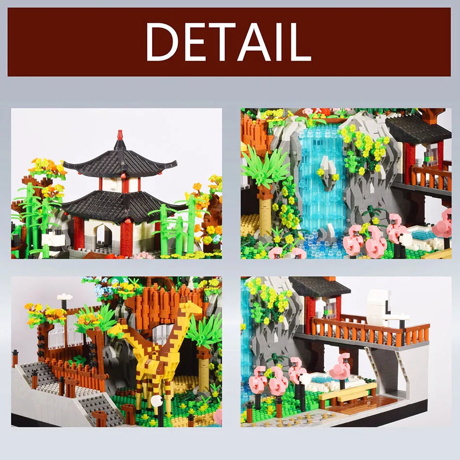 4800PCS / 5000PCS Animal Zoo MICRO Building Blocks – Connecting Animal Park Sets