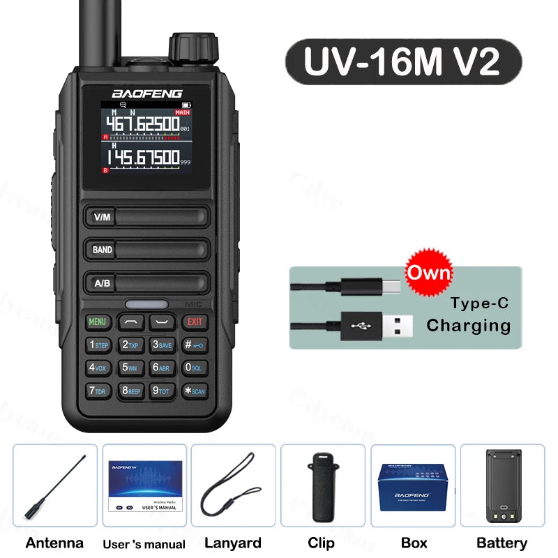 Baofeng UV-16M V2 Full Band Radio